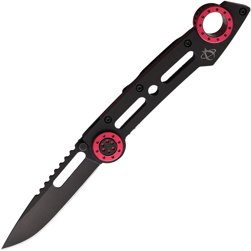 Mantis Monacoe Frame Lock Knife (3" Black) T-5