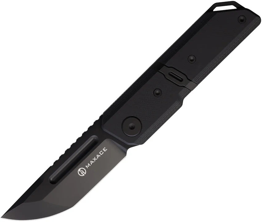 Maxace Capsule II Liner Lock Knife Black G-10 (2.67" Black)