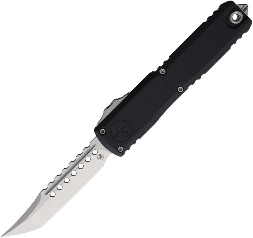 Microtech Ultratech ZBP Hellhound OTF Automatic Knife Black Al (3.5" SW), Microtech Ultratech ZBP Hellhound OTF Automatic Knife Black Al (3.5" SW) for Sale, Microtech Ultratech ZBP Hellhound OTF Automatic Knife Black Al (3.5" SW)
