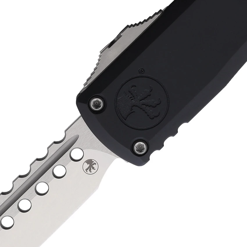 Microtech Ultratech ZBP Hellhound OTF Automatic Knife Black Al (3.5" SW), Microtech Ultratech ZBP Hellhound OTF Automatic Knife Black Al (3.5" SW) for Sale, Microtech Ultratech ZBP Hellhound OTF Automatic Knife Black Al (3.5" SW)