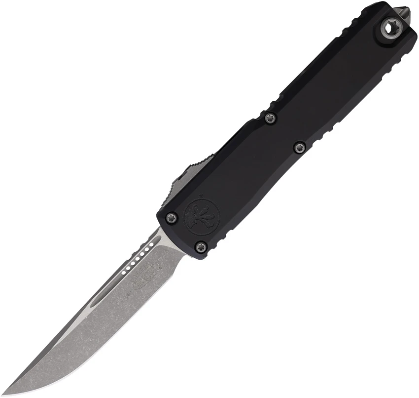 Microtech Ultratech ZBP Gen III S/E OTF Knife Black Aluminum (3.5" Apocalyptic)