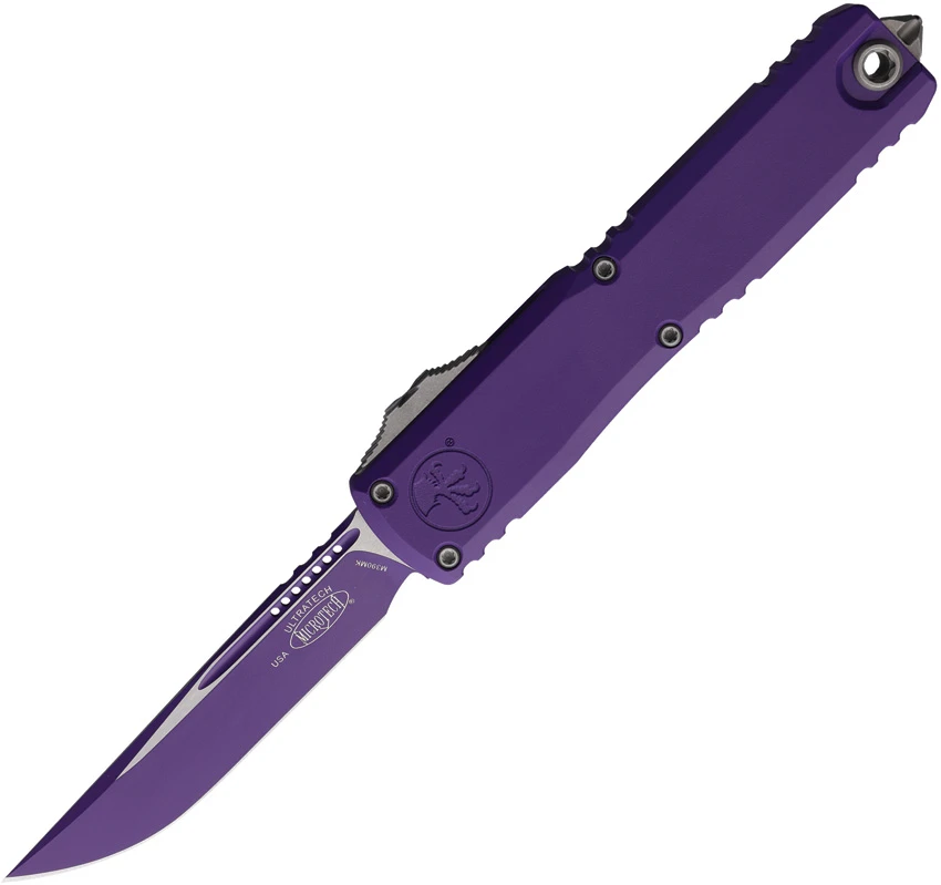 Microtech Ultratech ZBP Gen III S/E OTF Knife Purple Aluminum (3.5" Purple), Microtech Ultratech ZBP Gen III S/E OTF Knife Purple Aluminum (3.5" Purple) for Sale, Microtech Ultratech ZBP Gen III S/E OTF Knife Purple Aluminum (3.5" Purple)