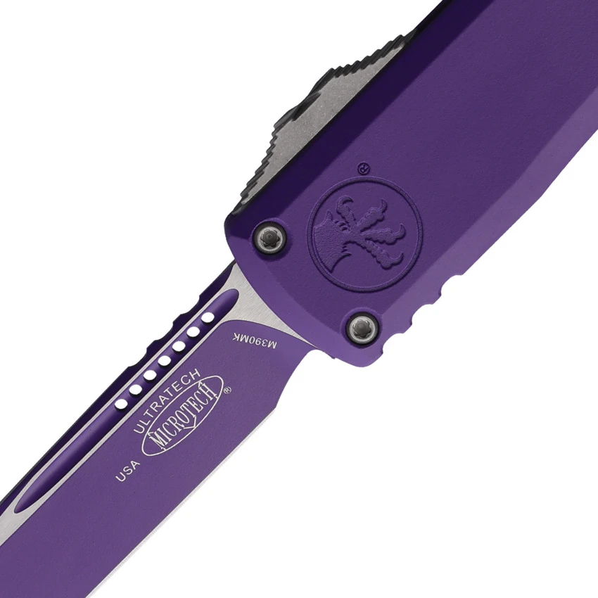 Microtech Ultratech ZBP Gen III S/E OTF Knife Purple Aluminum (3.5" Purple), Microtech Ultratech ZBP Gen III S/E OTF Knife Purple Aluminum (3.5" Purple) for Sale, Microtech Ultratech ZBP Gen III S/E OTF Knife Purple Aluminum (3.5" Purple)