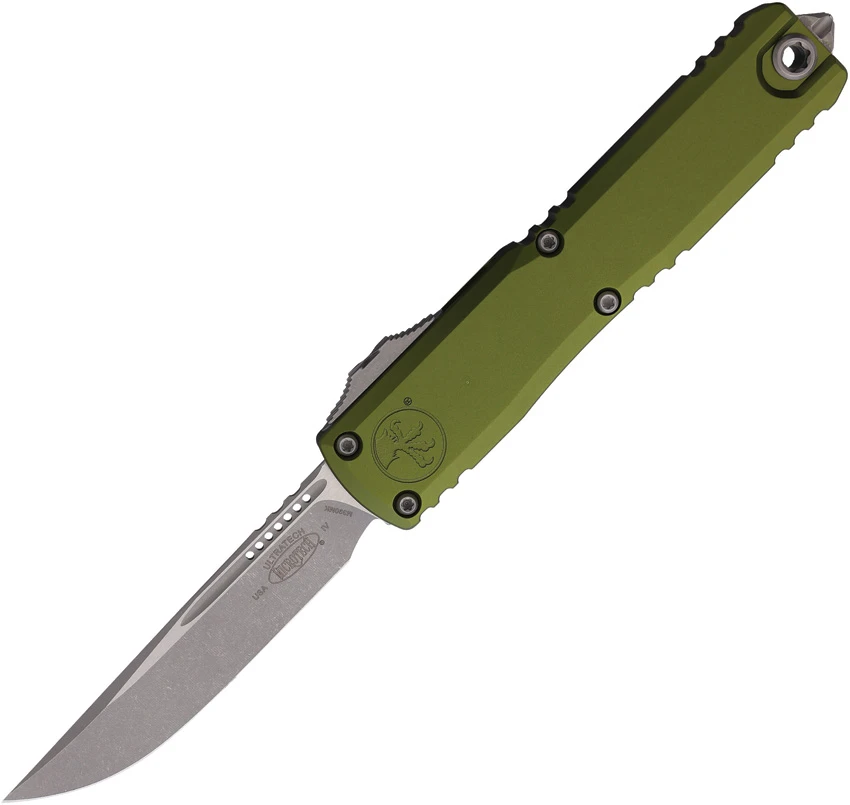 Microtech Ultratech Gen IV S/E OTF Automatic Knife OD Green (3.4" Apocalyptic), Microtech Ultratech Gen IV S/E OTF Automatic Knife OD Green (3.4" Apocalyptic) for Sale, Microtech Ultratech Gen IV S/E OTF Automatic Knife OD Green (3.4" Apocalyptic)