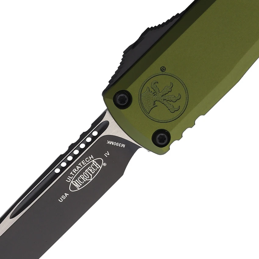 Microtech Ultratech Gen IV S/E OTF Automatic Knife OD Green (3.4" Black), Microtech Ultratech Gen IV S/E OTF Automatic Knife OD Green (3.4" Black) for Sale, Microtech Ultratech Gen IV S/E OTF Automatic Knife OD Green (3.4" Black)