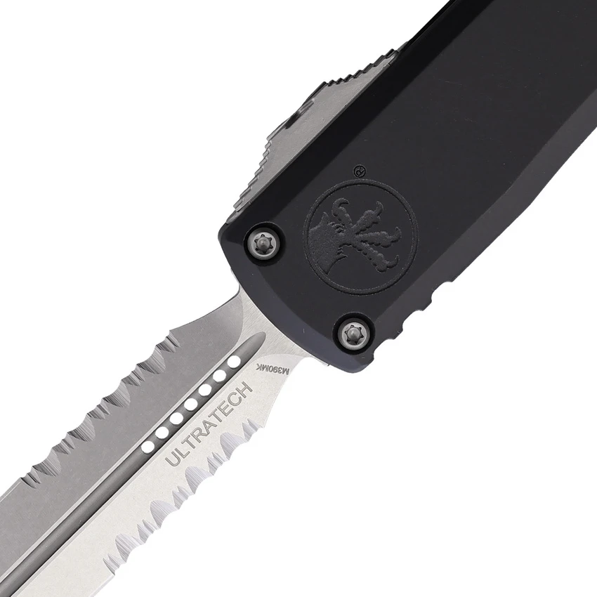 Microtech Ultratech ZBP Gen III D/E OTF Knife Black Aluminum (3.5" SW), Microtech Ultratech ZBP Gen III D/E OTF Knife Black Aluminum (3.5" SW) for Sale, Microtech Ultratech ZBP Gen III D/E OTF Knife Black Aluminum (3.5" SW)