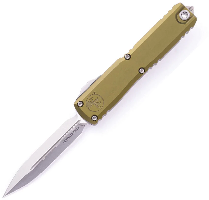 Microtech Ultratech D/E Gen IV Automatic Knife OD Green Al (3.5" SW), Microtech Ultratech D/E Gen IV Automatic Knife OD Green Al (3.5" SW) for Sale, Microtech Ultratech D/E Gen IV Automatic Knife OD Green Al (3.5" SW)
