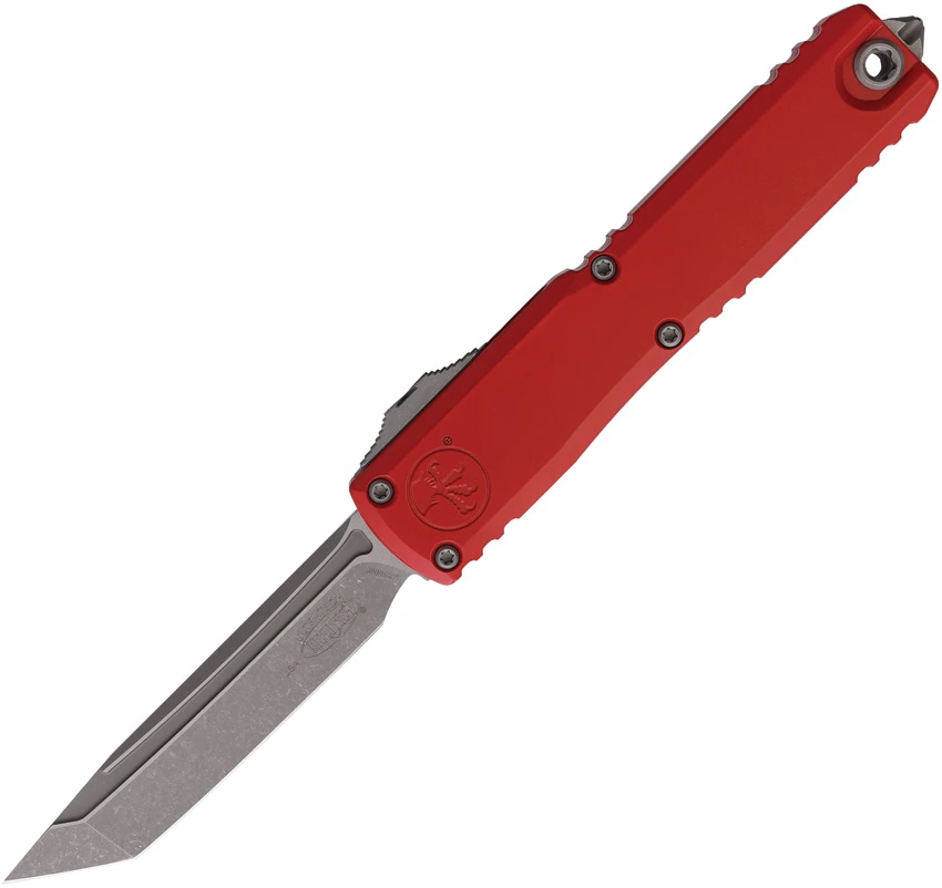 Microtech Ultratech ZBP Gen III T/E Automatic Knife Red Aluminum  (3.5" Apoc), Microtech Ultratech ZBP Gen III T/E Automatic Knife Red Aluminum  (3.5" Apoc) for Sale, Microtech Ultratech ZBP Gen III T/E Automatic Knife Red Aluminum  (3.5" Apoc)
