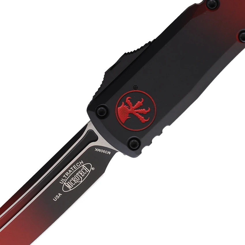 Microtech Ultratech ZBP Gen III T/E OTF Knife Black/Red Al (3.5" Black/Red), Microtech Ultratech ZBP Gen III T/E OTF Knife Black/Red Al (3.5" Black/Red) for Sale, Microtech Ultratech ZBP Gen III T/E OTF Knife Black/Red Al (3.5" Black/Red)