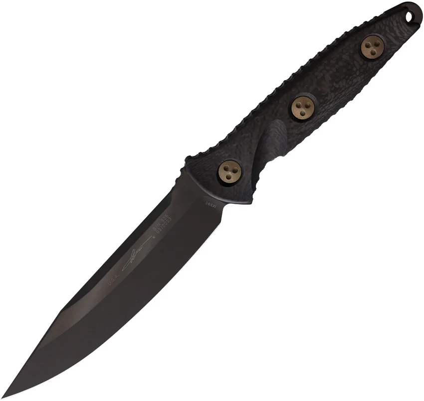 Microtech Socom Alpha S/E Fixed Blade Knife CF (5.6" Black) 113-1DLCCFS