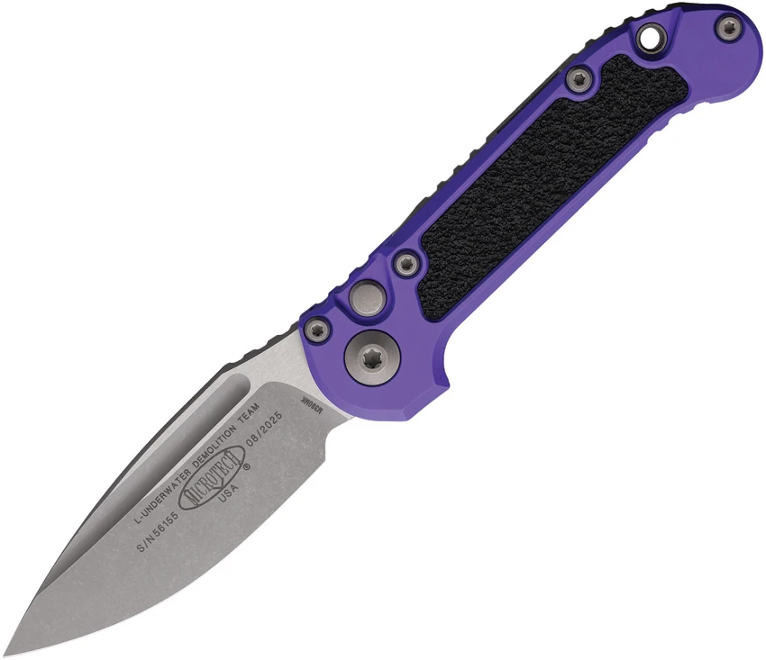 Microtech LUDT Gen III S/E Automatic Knife Purple Aluminum (3.5" Apocalyptic), Microtech LUDT Gen III S/E Automatic Knife Purple Aluminum (3.5" Apocalyptic) for Sale, Microtech LUDT Gen III S/E Automatic Knife Purple Aluminum (3.5" Apocalyptic)