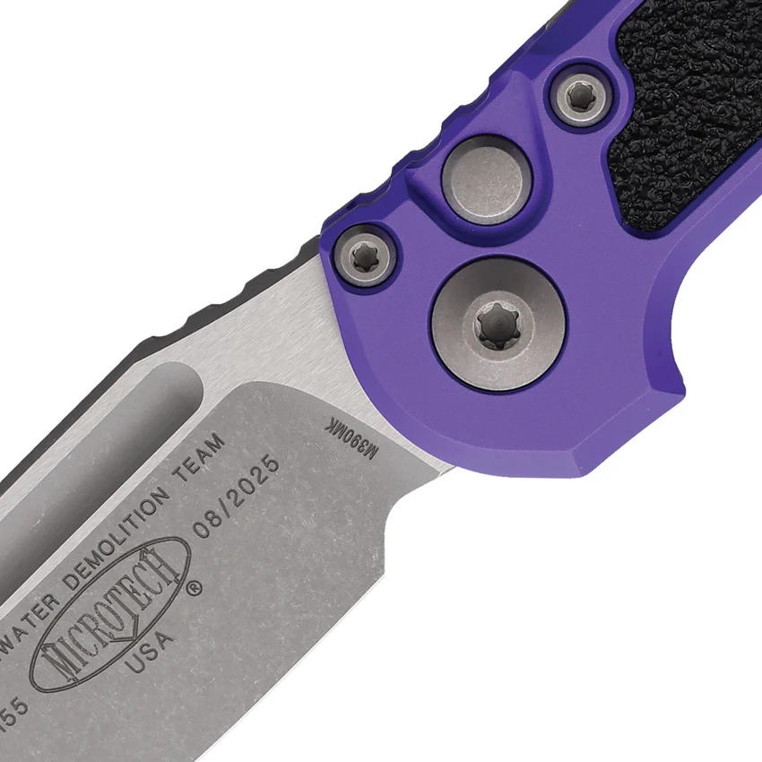 Microtech LUDT Gen III S/E Automatic Knife Purple Aluminum (3.5" Apocalyptic), Microtech LUDT Gen III S/E Automatic Knife Purple Aluminum (3.5" Apocalyptic) for Sale, Microtech LUDT Gen III S/E Automatic Knife Purple Aluminum (3.5" Apocalyptic)