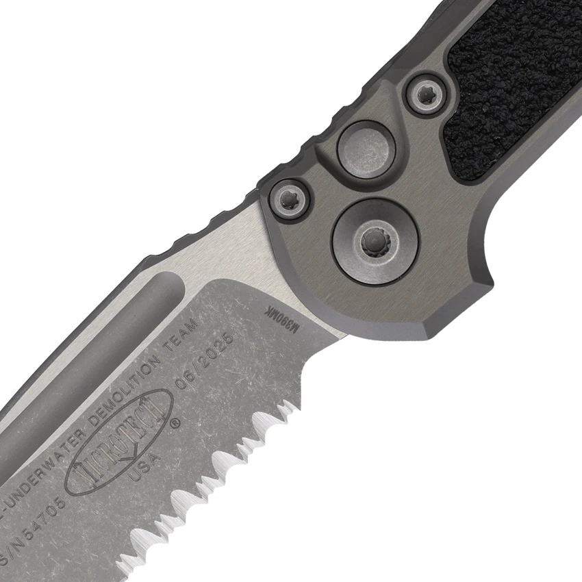 Microtech LUDT Gen III S/E Automatic Knife Natural Clear Al (3.5" Apoc Serr), Microtech LUDT Gen III S/E Automatic Knife Natural Clear Al (3.5" Apoc Serr) for Sale, Microtech LUDT Gen III S/E Automatic Knife Natural Clear Al (3.5" Apoc Serr)