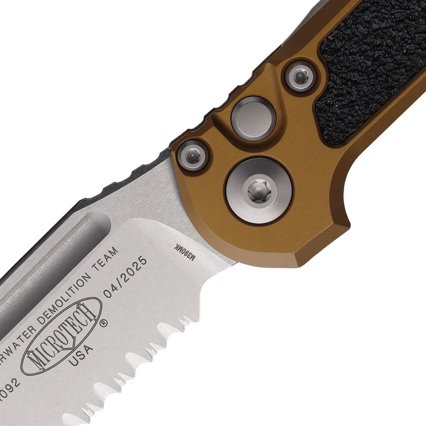 Microtech LUDT Gen III S/E Automatic Knife Tan Aluminum (3.5" SW Serr) 1135-11TA, Microtech LUDT Gen III S/E Automatic Knife Tan Aluminum (3.5" SW Serr) 1135-11TA for Sale, Microtech LUDT Gen III S/E Automatic Knife Tan Aluminum (3.5" SW Serr) 1135-11TA