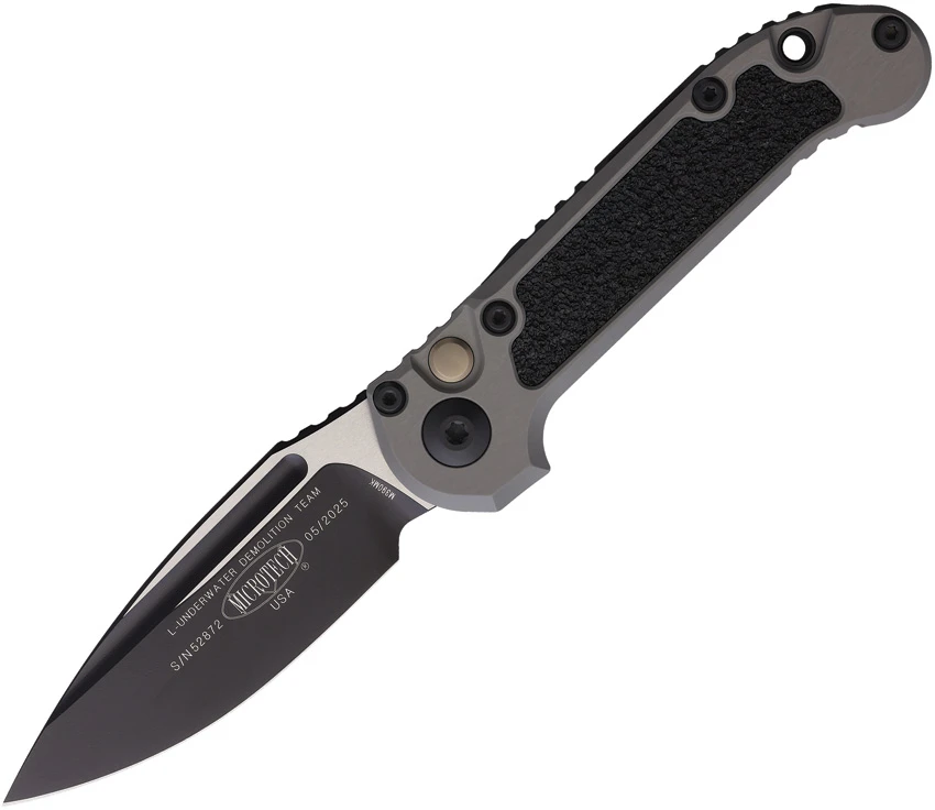 Microtech LUDT Gen III S/E Automatic Knife Natural Clear Al/3M (3.5" Black), Microtech LUDT Gen III S/E Automatic Knife Natural Clear Al/3M (3.5" Black) for Sale, Microtech LUDT Gen III S/E Automatic Knife Natural Clear Al/3M (3.5" Black)