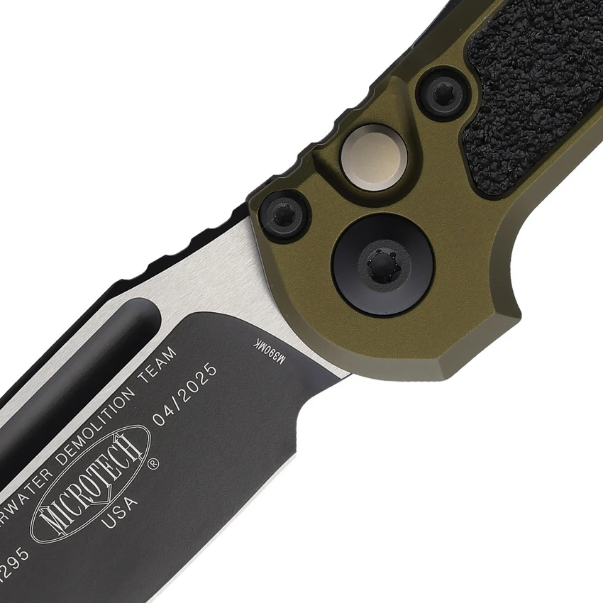Microtech LUDT Gen III S/E Automatic Knife OD Green Al/3M (3.5" Black), Microtech LUDT Gen III S/E Automatic Knife OD Green Al/3M (3.5" Black) for Sale, Microtech LUDT Gen III S/E Automatic Knife OD Green Al/3M (3.5" Black)