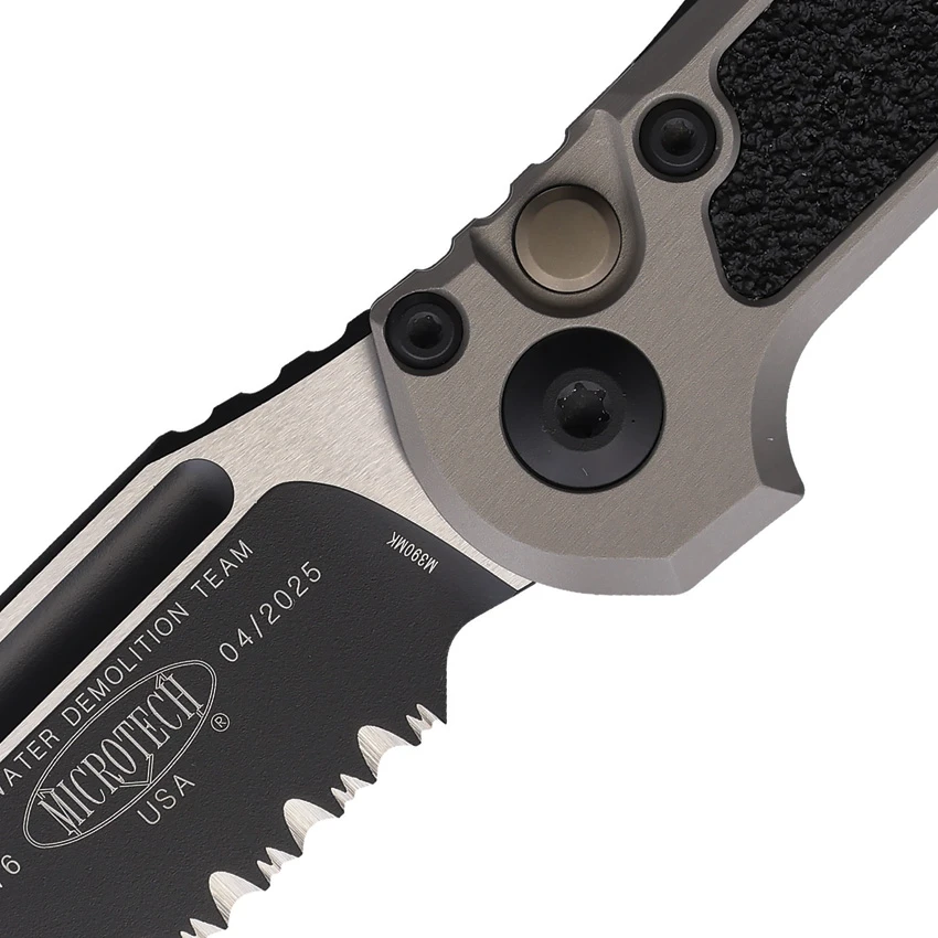 Microtech LUDT Gen III S/E Automatic Knife Natural Clear Al/3M (3.5" Black Serr), Microtech LUDT Gen III S/E Automatic Knife Natural Clear Al/3M (3.5" Black Serr) for Sale, Microtech LUDT Gen III S/E Automatic Knife Natural Clear Al/3M (3.5" Black Serr)