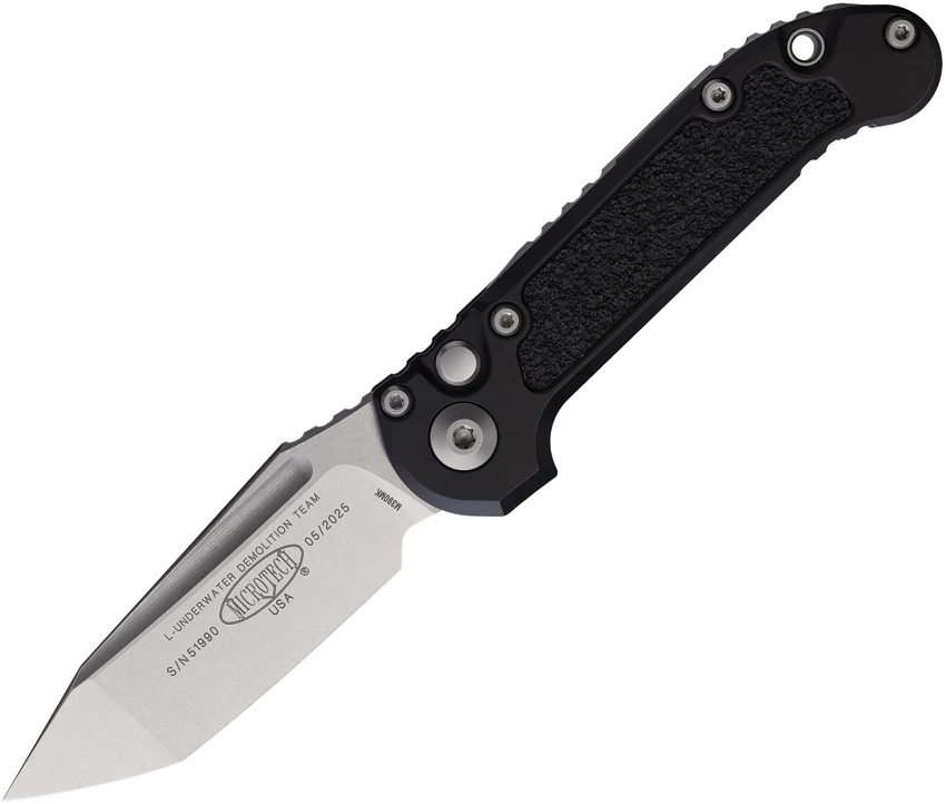 Microtech LUDT Gen III T/E Automatic Knife Black (3.5" Stonewash) 1136-10, Microtech LUDT Gen III T/E Automatic Knife Black (3.5" Stonewash) 1136-10 for Sale, Microtech LUDT Gen III T/E Automatic Knife Black (3.5" Stonewash) 1136-10