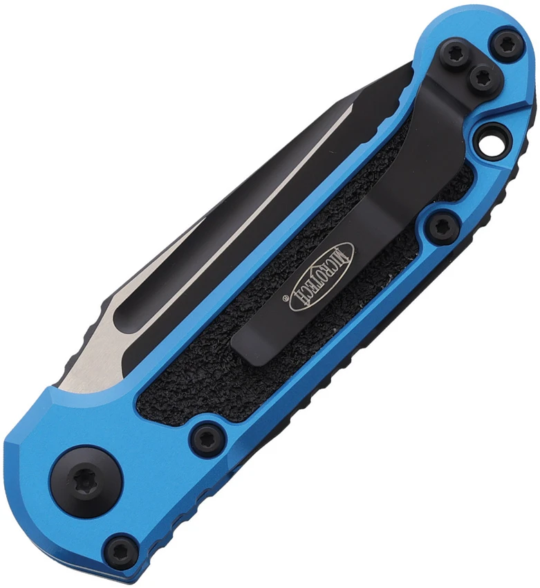 Microtech LUDT Gen III T/E Automatic Knife Blue Aluminum (3.5" Black), Microtech LUDT Gen III T/E Automatic Knife Blue Aluminum (3.5" Black) for Sale, Microtech LUDT Gen III T/E Automatic Knife Blue Aluminum (3.5" Black)