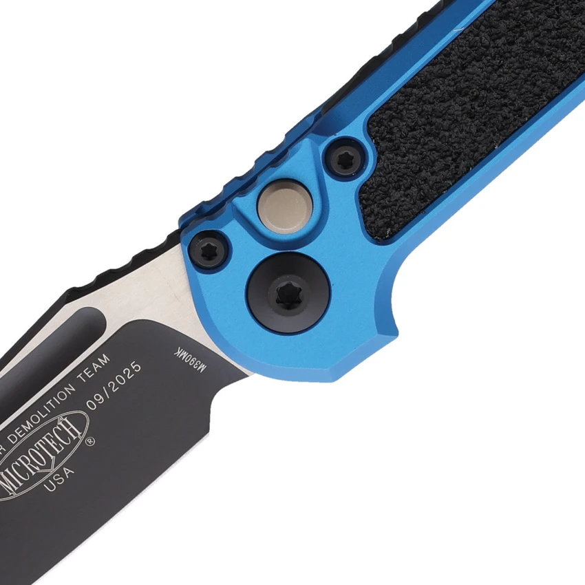 Microtech LUDT Gen III T/E Automatic Knife Blue Aluminum (3.5" Black), Microtech LUDT Gen III T/E Automatic Knife Blue Aluminum (3.5" Black) for Sale, Microtech LUDT Gen III T/E Automatic Knife Blue Aluminum (3.5" Black)