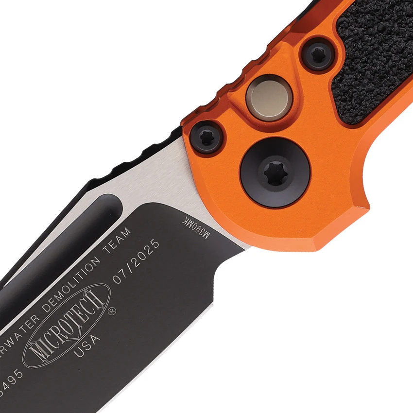 Microtech LUDT Gen III T/E Automatic Knife Orange Aluminum (3.5" Black), Microtech LUDT Gen III T/E Automatic Knife Orange Aluminum (3.5" Black) for Sale, Microtech LUDT Gen III T/E Automatic Knife Orange Aluminum (3.5" Black)
