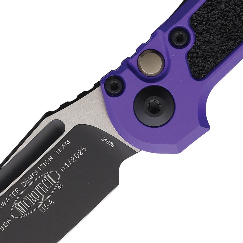 Microtech LUDT Gen III T/E Automatic Knife Purple Aluminum (3.5" Two-Tone), Microtech LUDT Gen III T/E Automatic Knife Purple Aluminum (3.5" Two-Tone) for Sale, Microtech LUDT Gen III T/E Automatic Knife Purple Aluminum (3.5" Two-Tone)