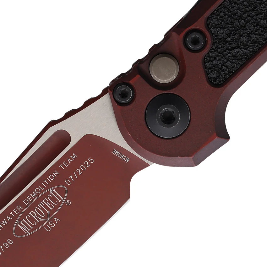 Microtech LUDT Gen III T/E Automatic Knife Weathered Crimson (3.5" Crimson), Microtech LUDT Gen III T/E Automatic Knife Weathered Crimson (3.5" Crimson) for Sale, Microtech LUDT Gen III T/E Automatic Knife Weathered Crimson (3.5" Crimson)