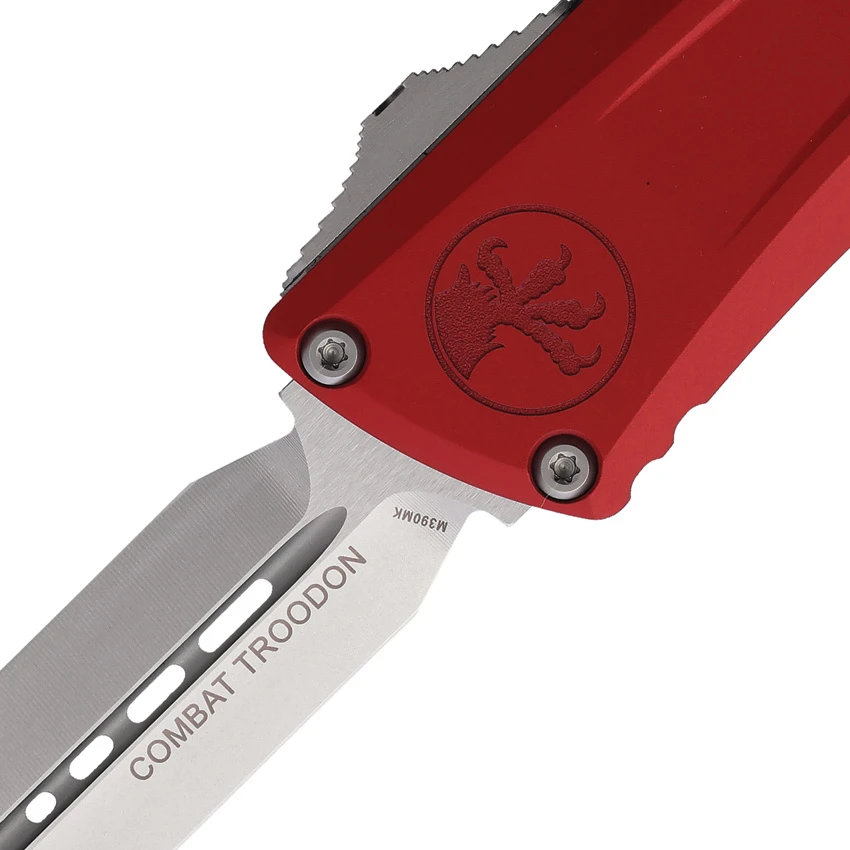 Microtech Combat Troodon D/E Gen III OTF Knife Red Aluminum (4" SW) 1142-10RD, Microtech Combat Troodon D/E Gen III OTF Knife Red Aluminum (4" SW) 1142-10RD for Sale, Microtech Combat Troodon D/E Gen III OTF Knife Red Aluminum (4" SW) 1142-10RD