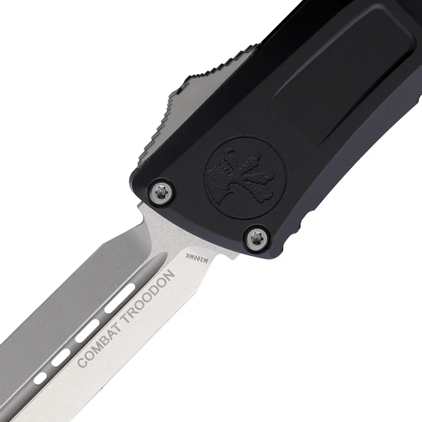 Microtech Combat Troodon Gen III OTF Knife Black (4" Stonewash) 1142-10, Microtech Combat Troodon Gen III OTF Knife Black (4" Stonewash) 1142-10 for Sale, Microtech Combat Troodon Gen III OTF Knife Black (4" Stonewash) 1142-10
