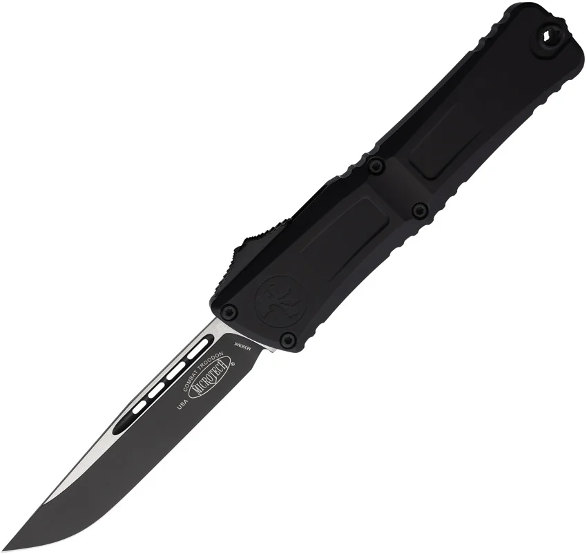 Microtech Combat Troodon Gen III S/E OTF Knife Black (4" Black) 1143-1T