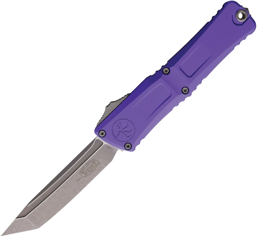 Microtech Combat Troodon Gen III T/E OTF Automatic Knife Purple Al (4" Apoc), Microtech Combat Troodon Gen III T/E OTF Automatic Knife Purple Al (4" Apoc) for Sale, Microtech Combat Troodon Gen III T/E OTF Automatic Knife Purple Al (4" Apoc)