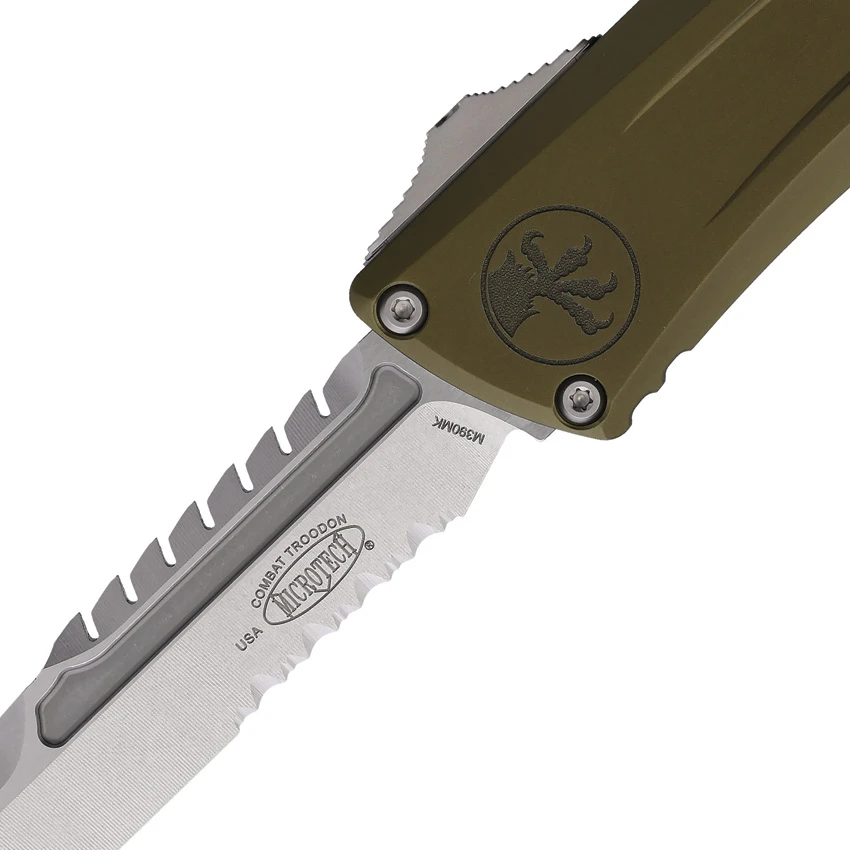 Microtech Combat Troodon Interceptor Gen III SS OD Green Al (4" SW Serr), Microtech Combat Troodon Interceptor Gen III SS OD Green Al (4" SW Serr) for Sale, Microtech Combat Troodon Interceptor Gen III SS OD Green Al (4" SW Serr)