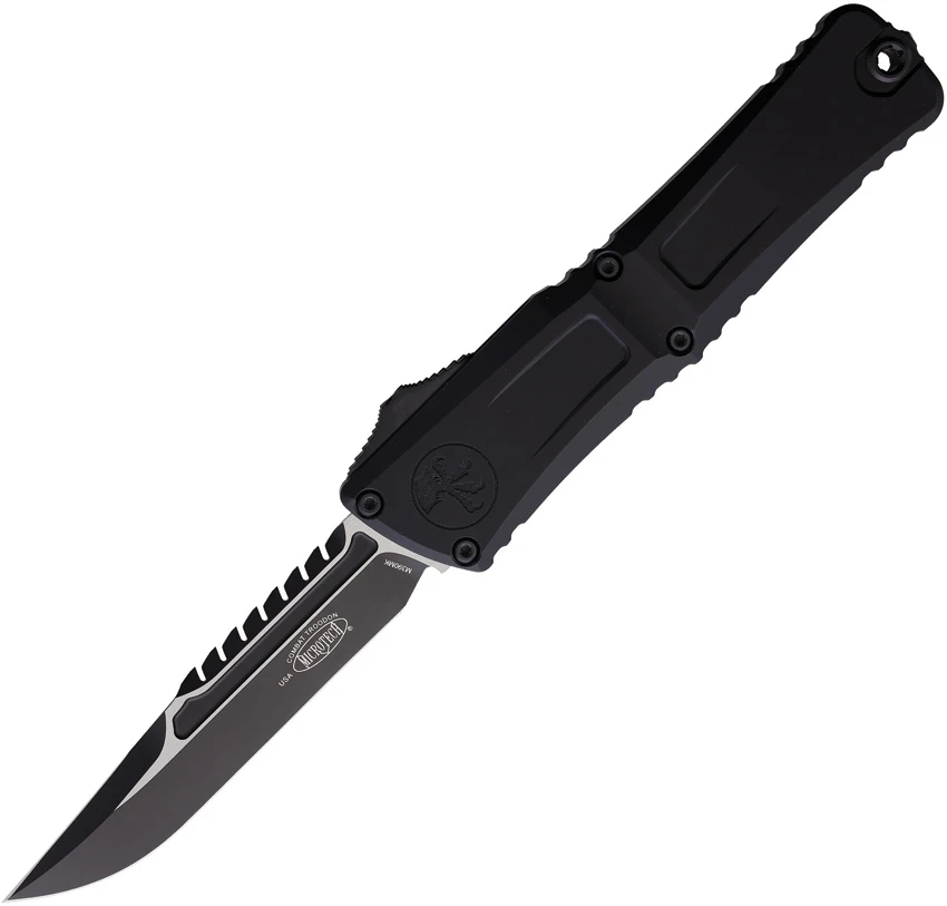 Microtech Combat Troodon Interceptor Gen III SS Black Aluminum (4" Black), Microtech Combat Troodon Interceptor Gen III SS Black Aluminum (4" Black) for Sale, Microtech Combat Troodon Interceptor Gen III SS Black Aluminum (4" Black)