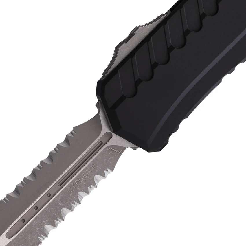 Microtech Knives Auto Cypher II D/E OTF AP PS, Microtech Knives Auto Cypher II D/E OTF AP PS for Sale, Microtech Knives Auto Cypher II D/E OTF AP PS