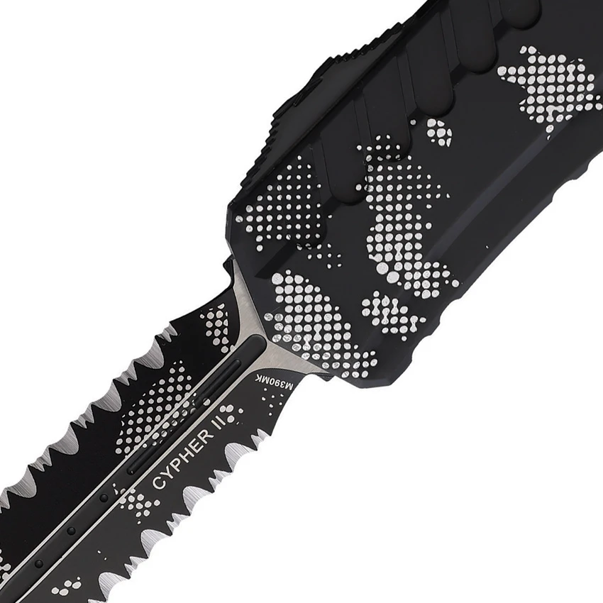 Microtech Knives Auto Cypher II D/E OTF Pixel, Microtech Knives Auto Cypher II D/E OTF Pixel for Sale, Microtech Knives Auto Cypher II D/E OTF Pixel