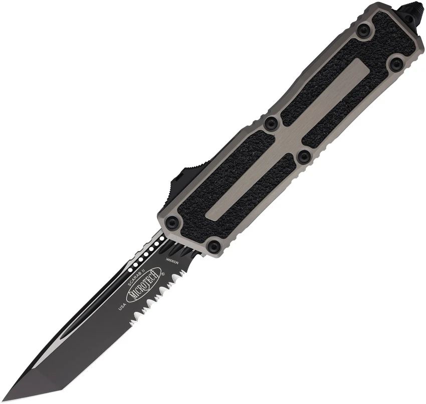 Microtech Scarab II T Gen III T/E Auto Knife Natural Clear Al (4" Black Serr), Microtech Scarab II T Gen III T/E Auto Knife Natural Clear Al (4" Black Serr) for Sale, Microtech Scarab II T Gen III T/E Auto Knife Natural Clear Al (4" Black Serr)