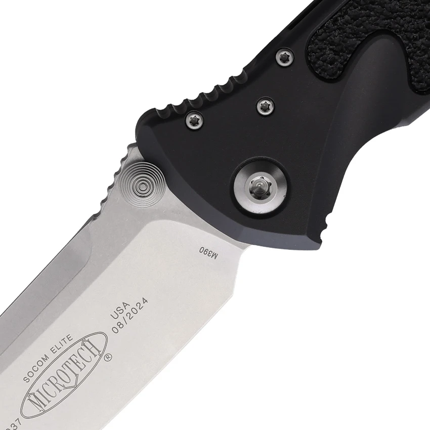 Microtech Socom Elite Manual Knife Black (4" Stonewash) 160-10, Microtech Socom Elite Manual Knife Black (4" Stonewash) 160-10 for Sale, Microtech Socom Elite Manual Knife Black (4" Stonewash) 160-10