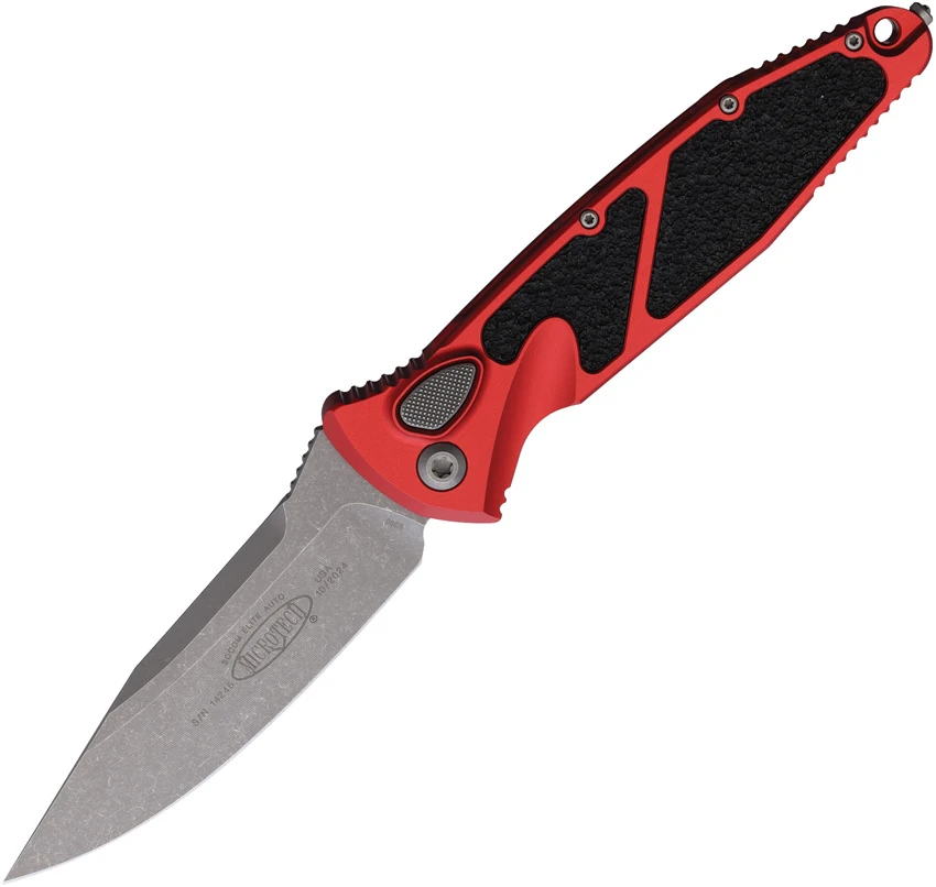 Microtech Socom Elite S/E Automatic Knife Red (4" Apocalyptic) 160A-10APRD, Microtech Socom Elite S/E Automatic Knife Red (4" Apocalyptic) 160A-10APRD for Sale, Microtech Socom Elite S/E Automatic Knife Red (4" Apocalyptic) 160A-10APRD
