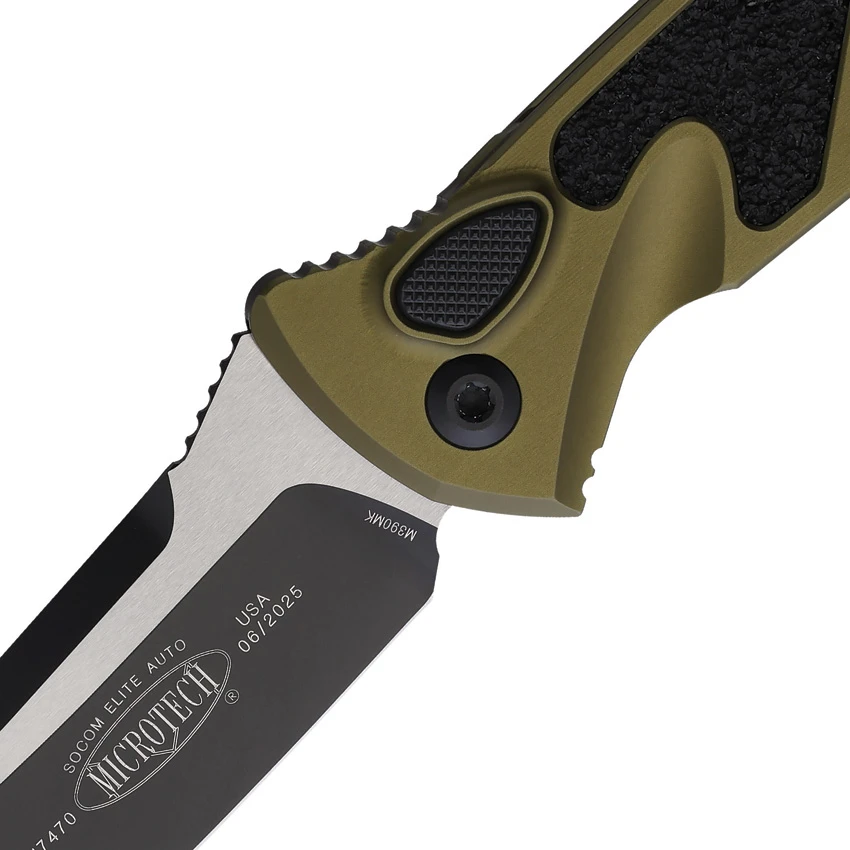 Microtech Socom Elite S/E Automatic Knife OD Green (4" Two-Tone) 160A-1OD, Microtech Socom Elite S/E Automatic Knife OD Green (4" Two-Tone) 160A-1OD for Sale, Microtech Socom Elite S/E Automatic Knife OD Green (4" Two-Tone) 160A-1OD