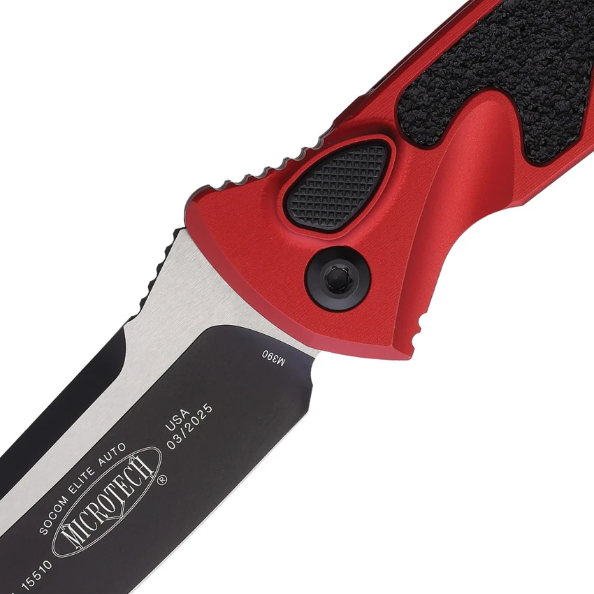 Microtech Socom Elite S/E Automatic Knife Red (4" Two-Tone) 160A-1RD, Microtech Socom Elite S/E Automatic Knife Red (4" Two-Tone) 160A-1RD for Sale, Microtech Socom Elite S/E Automatic Knife Red (4" Two-Tone) 160A-1RD