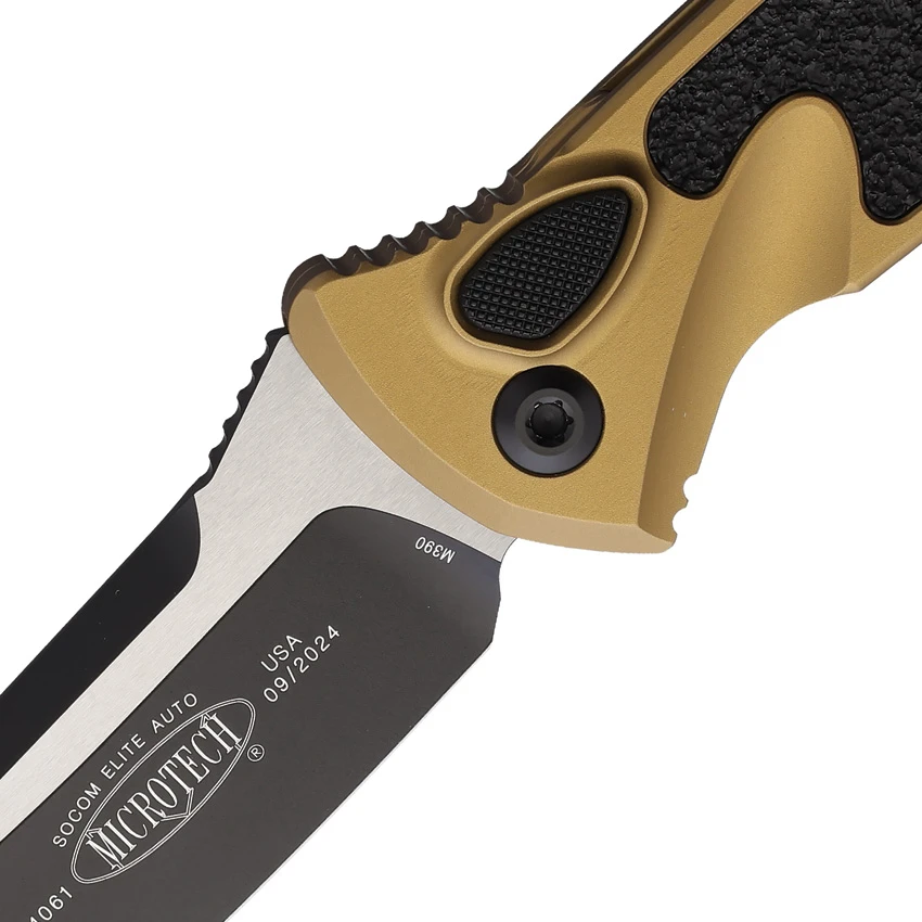 Microtech Socom Elite S/E Automatic Knife Tan (4" Two-Tone) 160A-1TA, Microtech Socom Elite S/E Automatic Knife Tan (4" Two-Tone) 160A-1TA for Sale, Microtech Socom Elite S/E Automatic Knife Tan (4" Two-Tone) 160A-1TA
