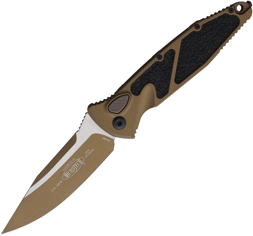 Microtech Knives Auto Socom Elite Buttonlock, Microtech Knives Auto Socom Elite Buttonlock for Sale, Microtech Knives Auto Socom Elite Buttonlock