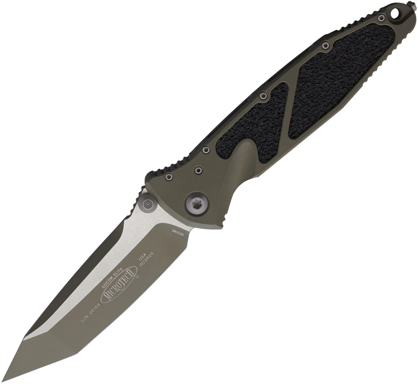 Microtech Socom Elite T/E Manual Knife Cerakote Moss Green (4" Moss Green), Microtech Socom Elite T/E Manual Knife Cerakote Moss Green (4" Moss Green) for Sale, Microtech Socom Elite T/E Manual Knife Cerakote Moss Green (4" Moss Green)