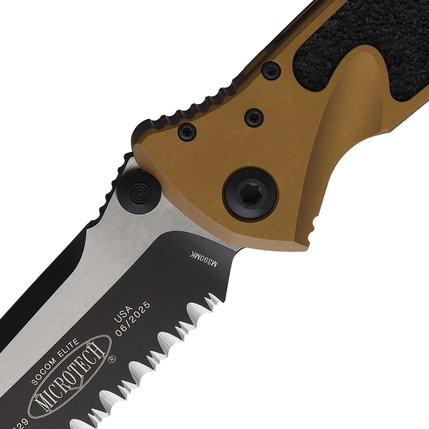 Microtech Knives Socom Elite TE Linerlock Tan, Microtech Knives Socom Elite TE Linerlock Tan for Sale, Microtech Knives Socom Elite TE Linerlock Tan
