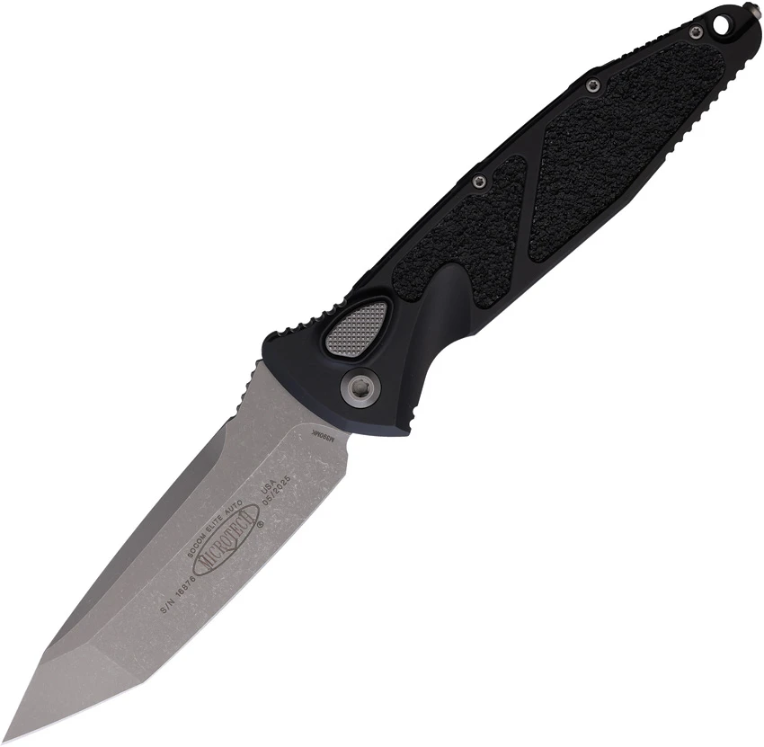 Microtech Socom Elite T/E Automatic Knife Black (4" Apocalyptic) 161A-10AP, Microtech Socom Elite T/E Automatic Knife Black (4" Apocalyptic) 161A-10AP for Sale, Microtech Socom Elite T/E Automatic Knife Black (4" Apocalyptic) 161A-10AP