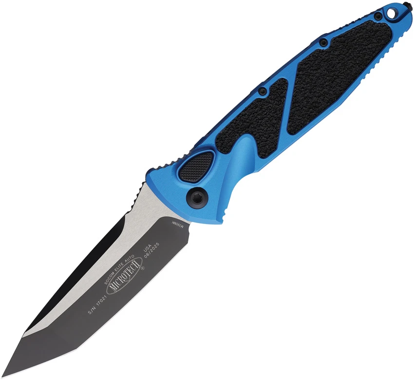 Microtech Socom Elite T/E Automatic Knife Blue (4" Two Tone) 161A-1BL, Microtech Socom Elite T/E Automatic Knife Blue (4" Two Tone) 161A-1BL for Sale, Microtech Socom Elite T/E Automatic Knife Blue (4" Two Tone) 161A-1BL