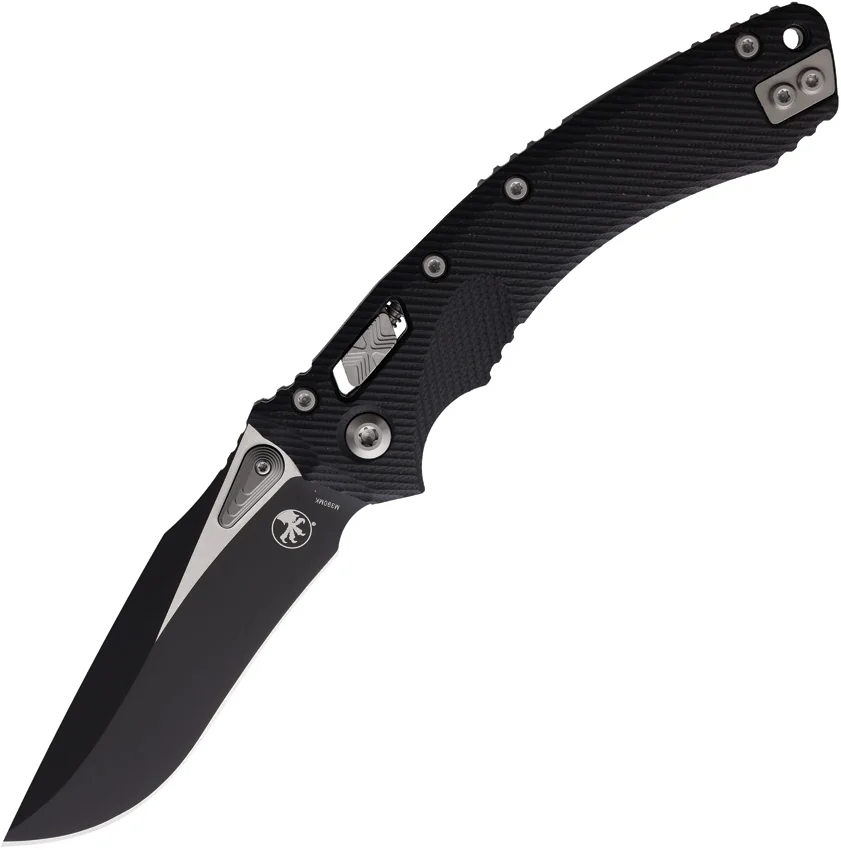 Microtech Amphibian S/E Ram-Lok Knife Fluted Black G-10 (3.9" Black)