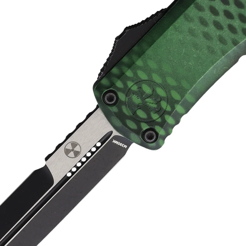 Microtech Hera II Mini Bayonet OTF Knife Green X-51 Aluminum (3" Black SW), Microtech Hera II Mini Bayonet OTF Knife Green X-51 Aluminum (3" Black SW) for Sale, Microtech Hera II Mini Bayonet OTF Knife Green X-51 Aluminum (3" Black SW)