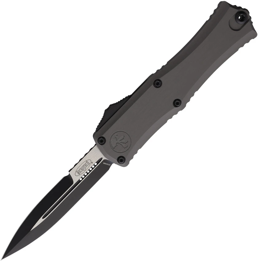 Microtech Knives Auto Hera II Mini OTF Gray, Microtech Knives Auto Hera II Mini OTF Gray for Sale, Microtech Knives Auto Hera II Mini OTF Gray