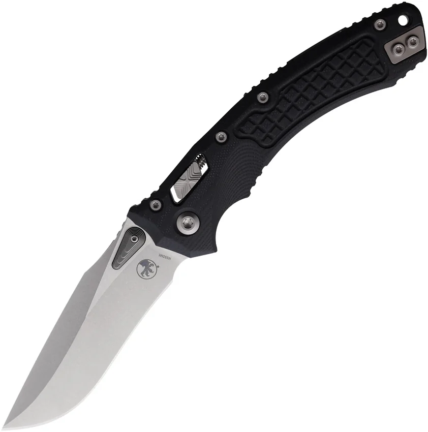 Microtech Amphibian Ram-Lok Knife Frag Black G-10 (3.9" Stonewash)